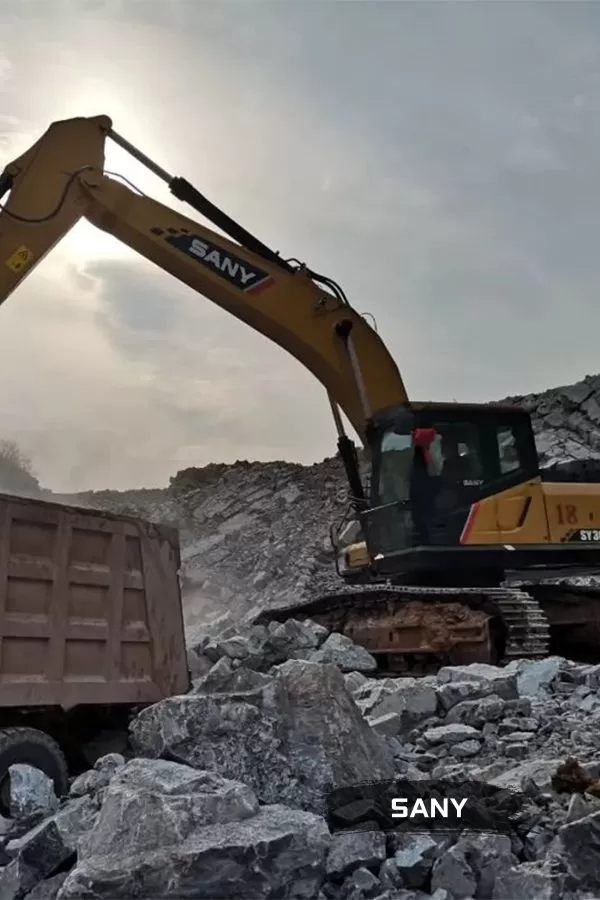 used sany ercavator